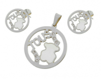 conjunto ositos piedras brillantes